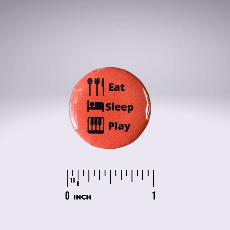 Piano Progress Pins - "Piano Fan" Set Of 50 Pins
