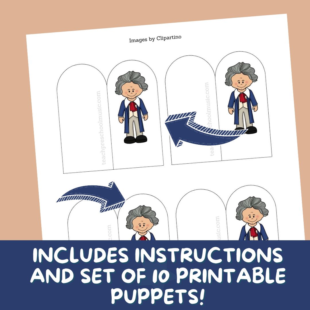 Finger Puppets - Beethoven