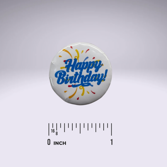Piano Progress Pins - "Happy Birthday" Blue