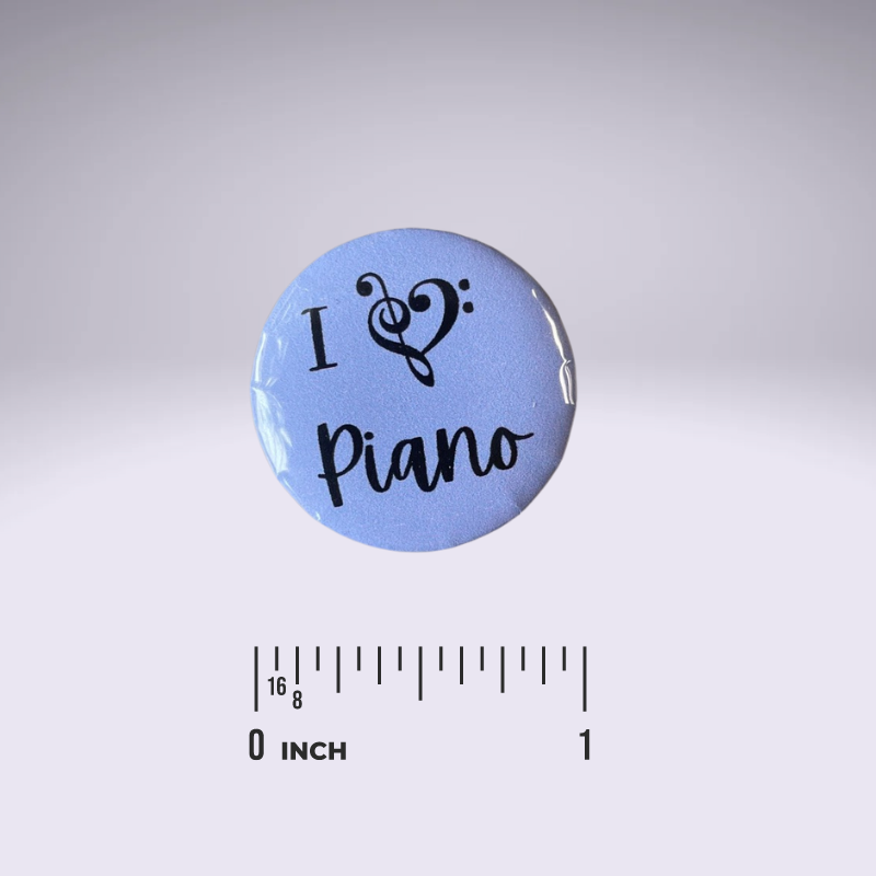 Piano Progress Pins - "Piano Fan" Set Of 50 Pins