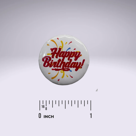 Piano Progress Pins - "Happy Birthday" Dark Red