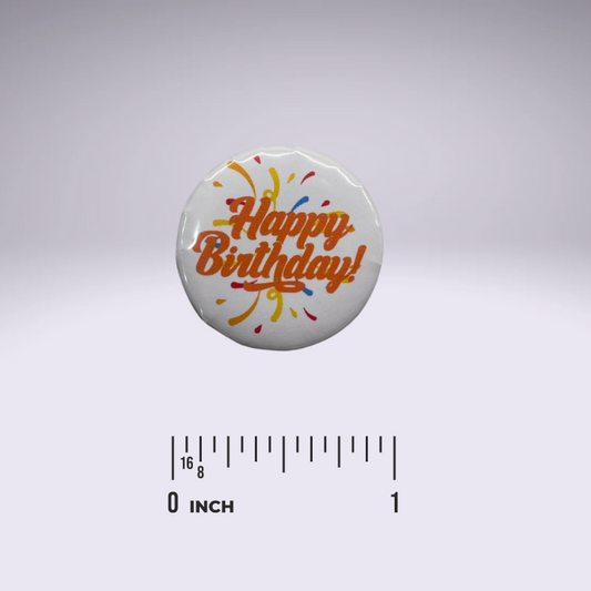 Piano Progress Pins - "Happy Birthday" Orange