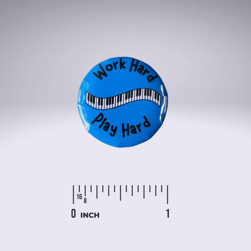 Piano Progress Pins - "Piano Fan" Set Of 50 Pins