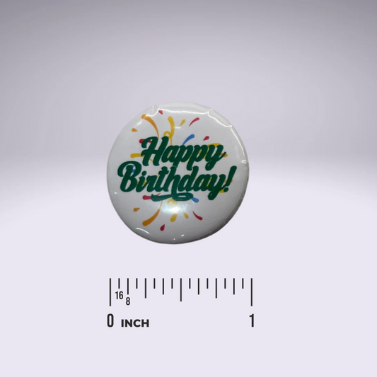 Piano Progress Pins - "Happy Birthday" Green