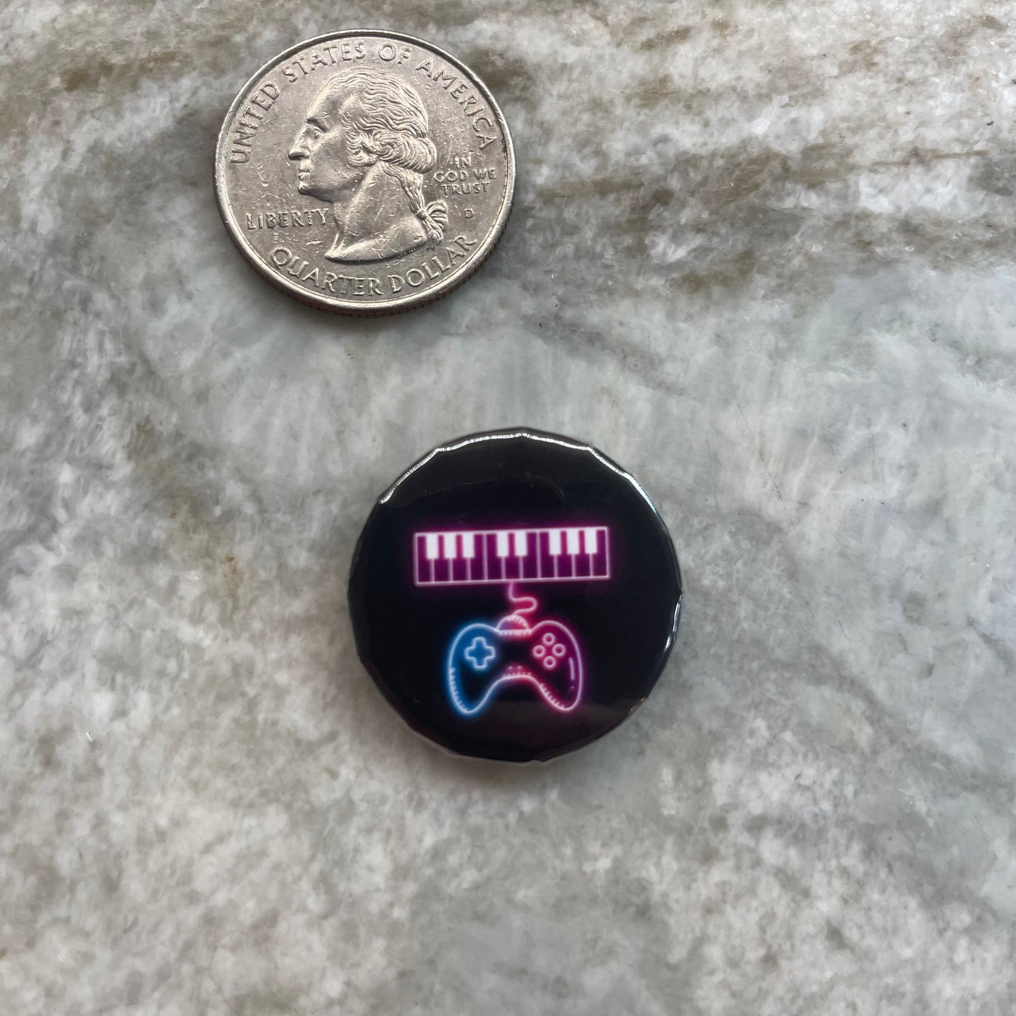 Piano Progress Pins - "Piano Gamer” 25 pins