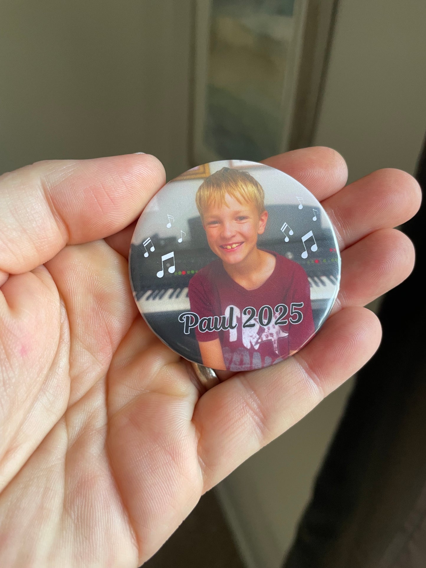 Piano Progress Pins - "Custom Piano Student Pin"