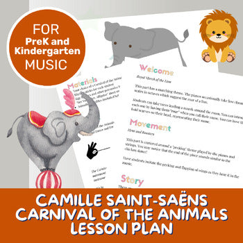 Lesson Plan - "Carnival of the Animals" by Camille Saint-Saëns
