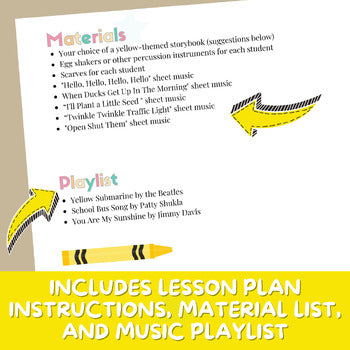 Lesson Plan - Exploring Colors Series - Yellow