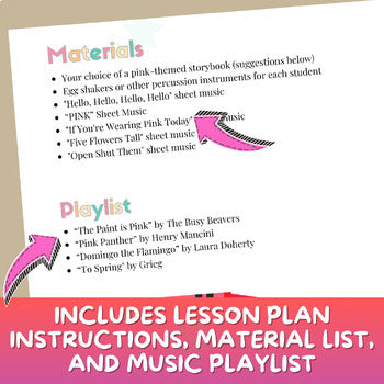 Lesson Plan - Exploring Colors Series - Pink