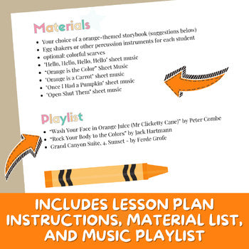 Lesson Plan - Exploring Colors Series - Orange
