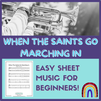 Sheet Music - "When The Saints Go Marching In"