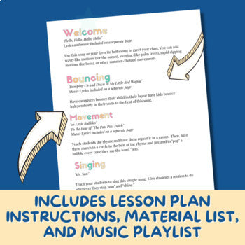 Lesson Plan - Seasons - Summer