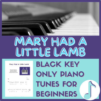 Sheet Music - "Mary Had A Little Lamb"