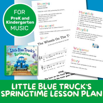 Lesson Plan - Storybook - Little Blue Truck's Springtime