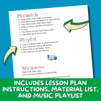 Lesson Plan - Storybook - Little Blue Truck's Springtime