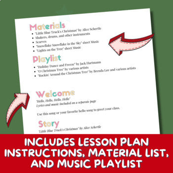 Lesson Plan - Storybook - Little Blue Truck's Christmas