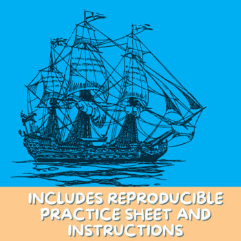 Piano Practice Repetition Counting Sheet - Pirate Theme