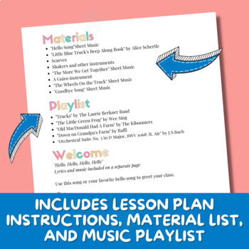 Lesson Plan - Storybook - Little Blue Truck's Beep Along Book