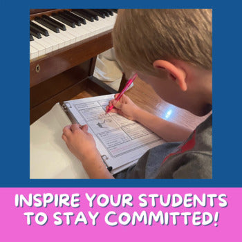 Piano Lesson Assignment Sheets | Six Themes