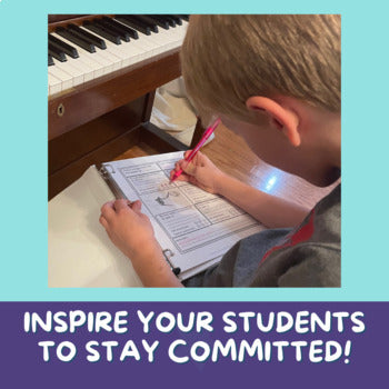 "The Original" Piano Lesson Assignment Sheet