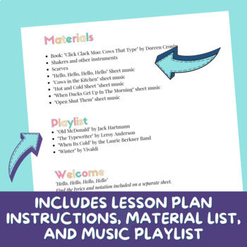 Lesson Plan - Storybook - Click, Clack, Moo: Cows That Type