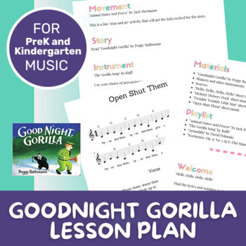 Lesson Plan - Storybook - Good Night, Gorilla