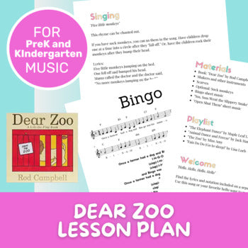 Lesson Plan - Storybook - Dear Zoo