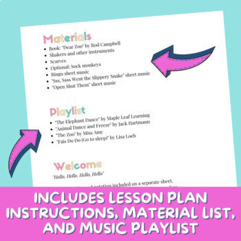 Lesson Plan - Storybook - Dear Zoo