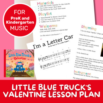 Lesson Plan - Storybook - Little Blue Truck's Valentine