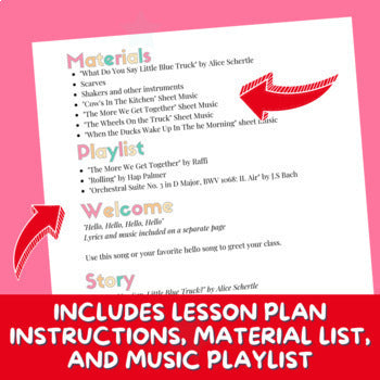 Lesson Plan - Storybook - Little Blue Truck's Valentine