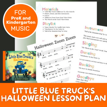 Lesson Plan - Storybook - Little Blue Truck's Halloween