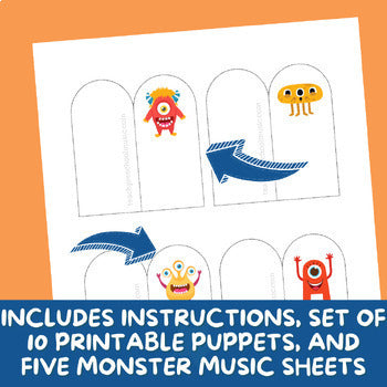 Finger Puppets and Songs - Monsters