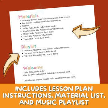 Lesson Plan - Pumpkins