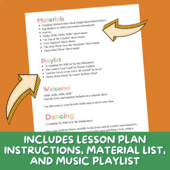 Lesson Plan - Camping