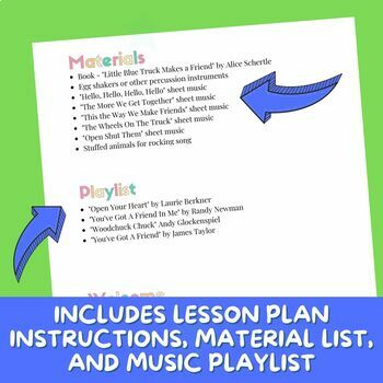 Lesson Plan - Storybook - Little Blue Truck Makes A Friend