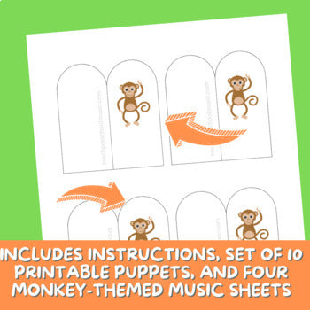 Finger Puppets and Songs - Monkeys