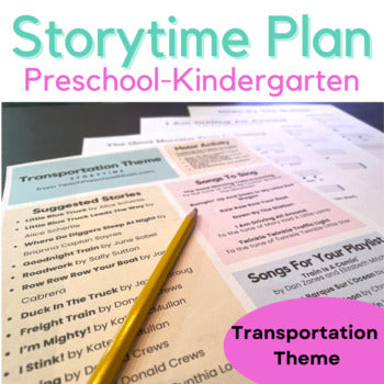 Storytime Plan - Transportation