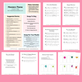 Storytime Plan - Monsters