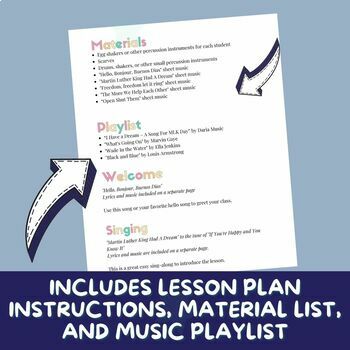 Lesson Plan - Holidays - Martin Luther King Jr. Day