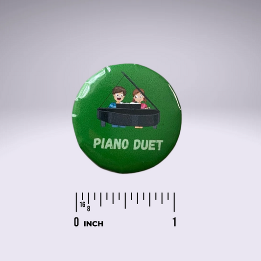 Piano Progress Pins - "Piano Duet"