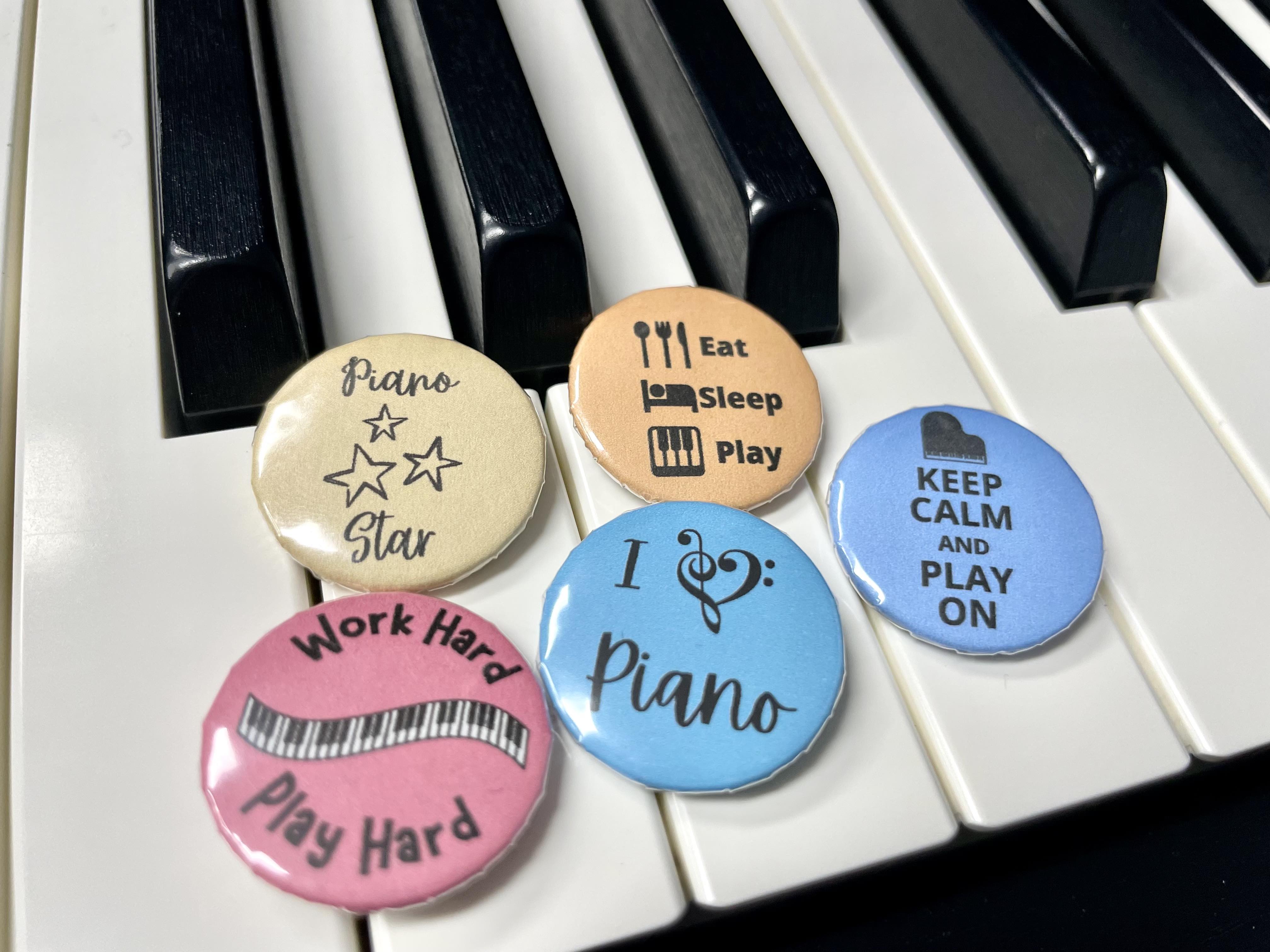 Piano Progress Pins - 