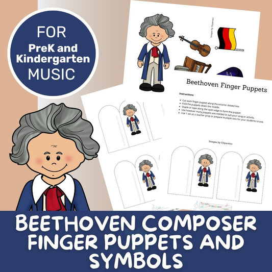 Finger Puppets - Beethoven