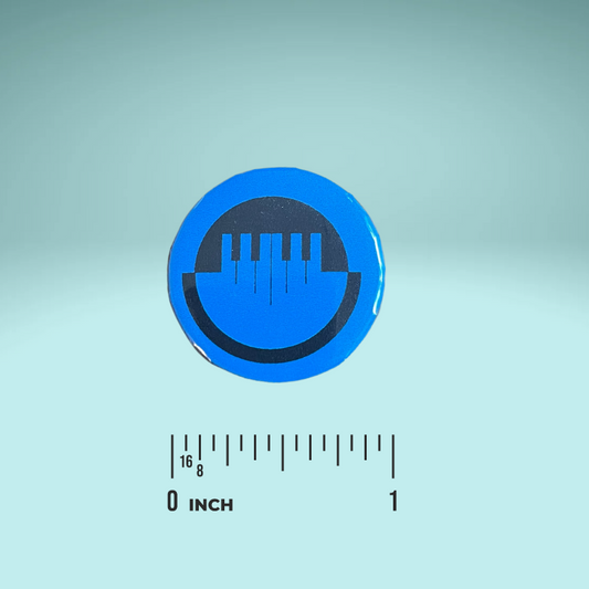 Piano Progress Pins - "Piano keys: Blue"