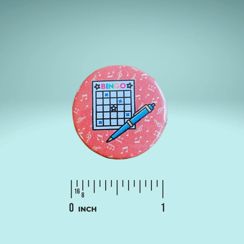 Piano Progress Pins - "Piano Bingo"