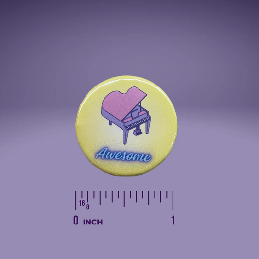 Piano Progress Pins - "Awesome"