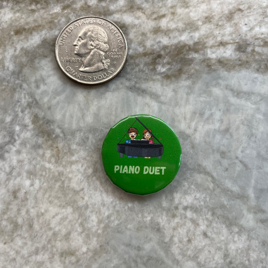 Piano Progress Pins - "Piano Duet” 25 pins