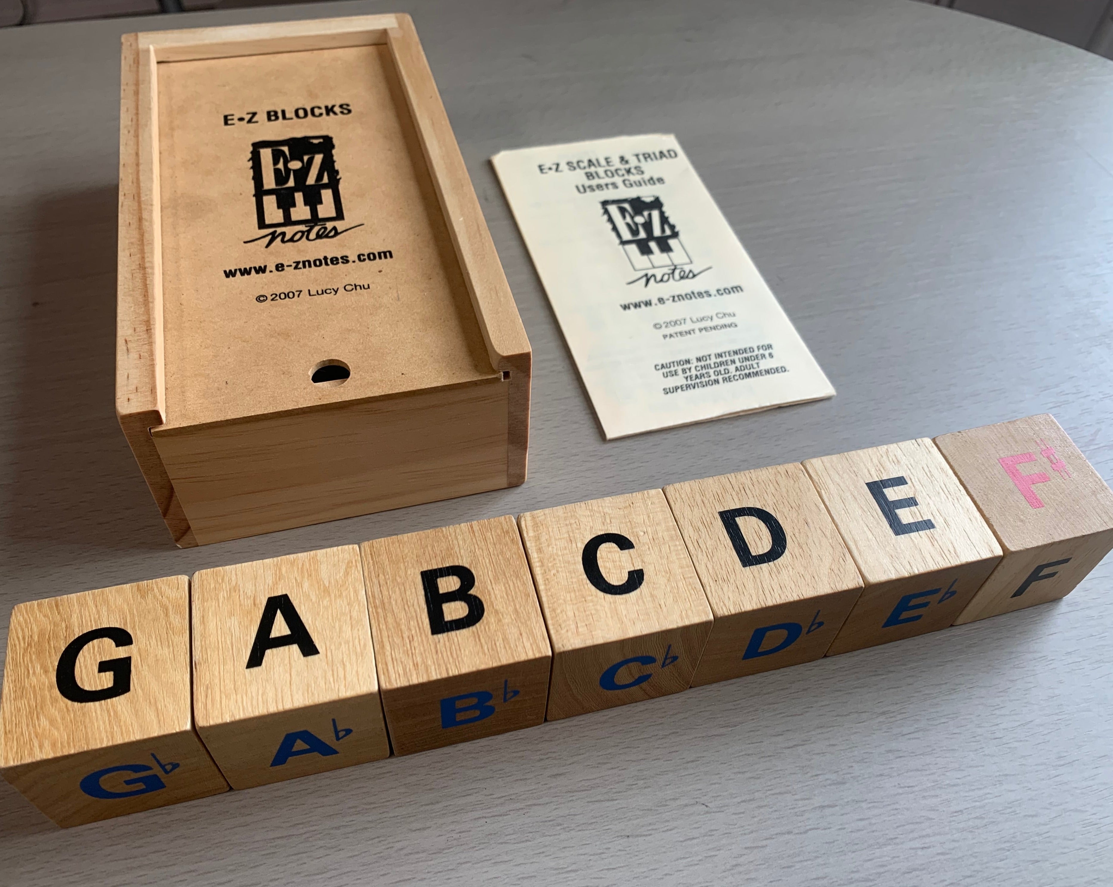 Scale Block Examples E-Z Notes Magnetic Scale Blocks – Very Piano