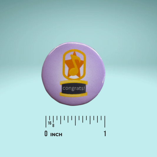 Piano Progress Pins - "Congrats"