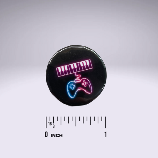 Piano Progress Pins - "Piano Gamer"