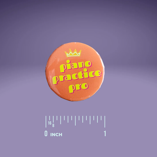 Piano Progress Pins - "Piano Practice Pro"